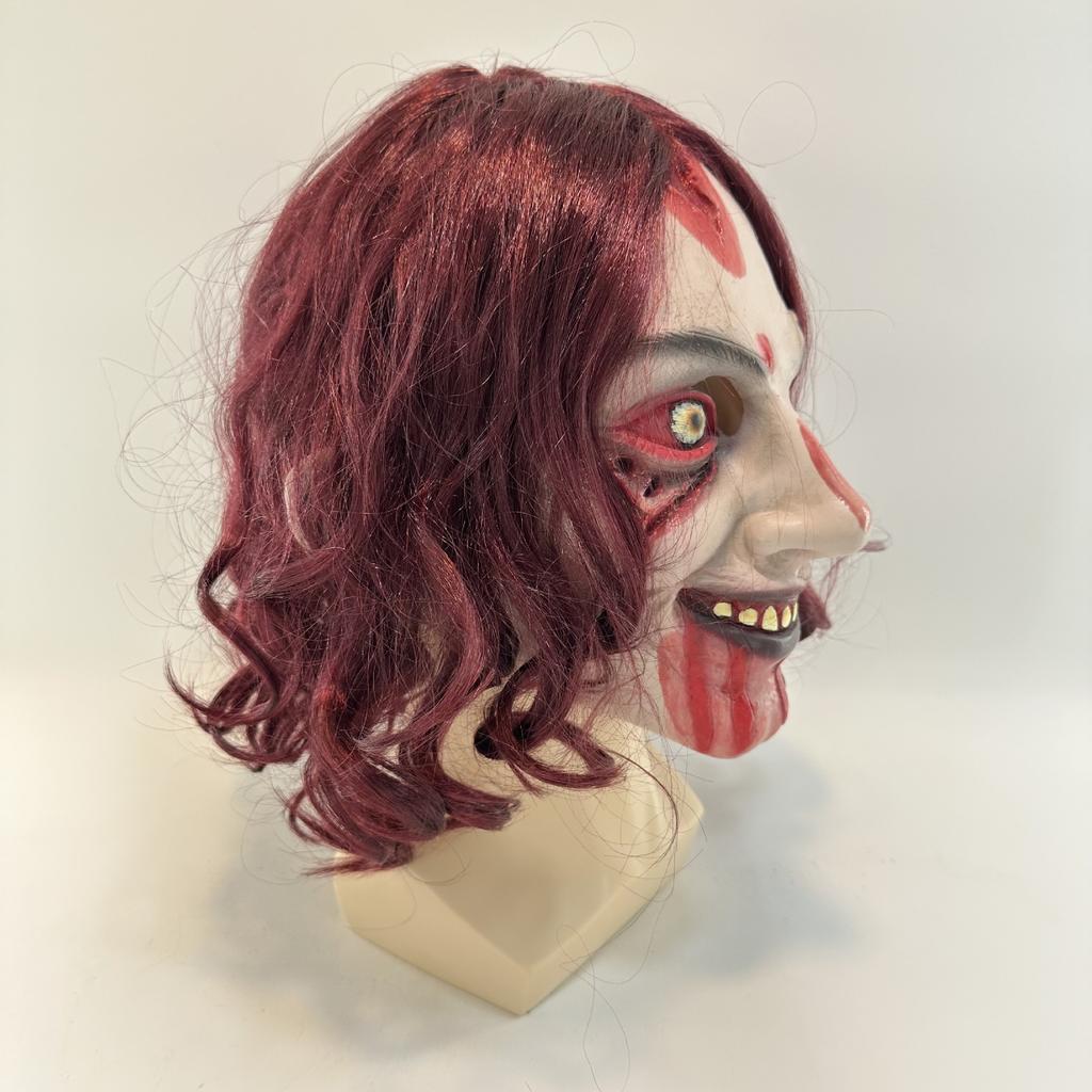 Зловещие мертвецы Rise Маска Rave Horror Killer Косплей Хэллоуин Страшный латексный шлем Анфас Головной убор Косплей Кровавый жуткий призрак