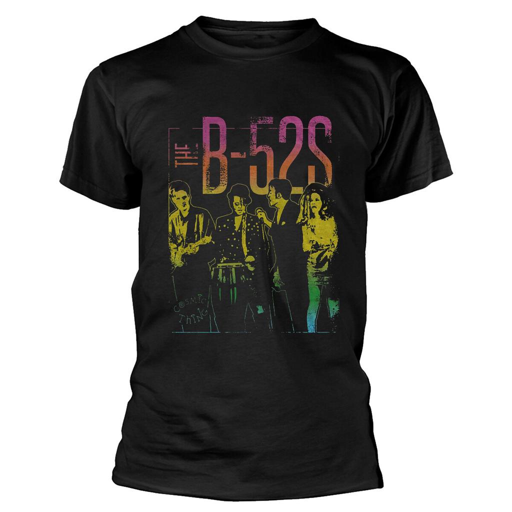 The B-52s Cosmic Thing Black T-Shirt NEW OFFICIAL