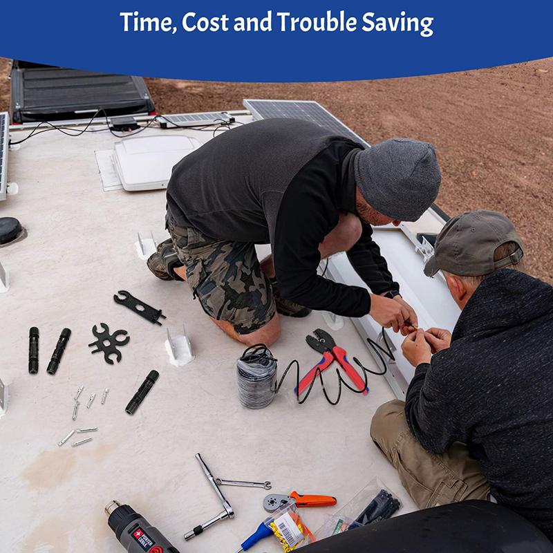 Инструмент для обжима солнечных батарей Многофункциональный инструмент Клещи для обжима Клещи для солнечных батарей Клещи для кабелей Электрический ручной инструмент