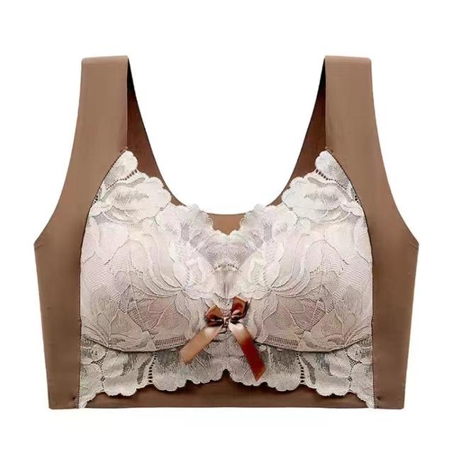 Женский сексуальный кружевной бюстгальтер, бесшовные женские бюстгальтеры больших размеров, женское нижнее белье без стальных колец, маленькие полные чашки, топ с закрытой грудью, женские бюстгальтеры