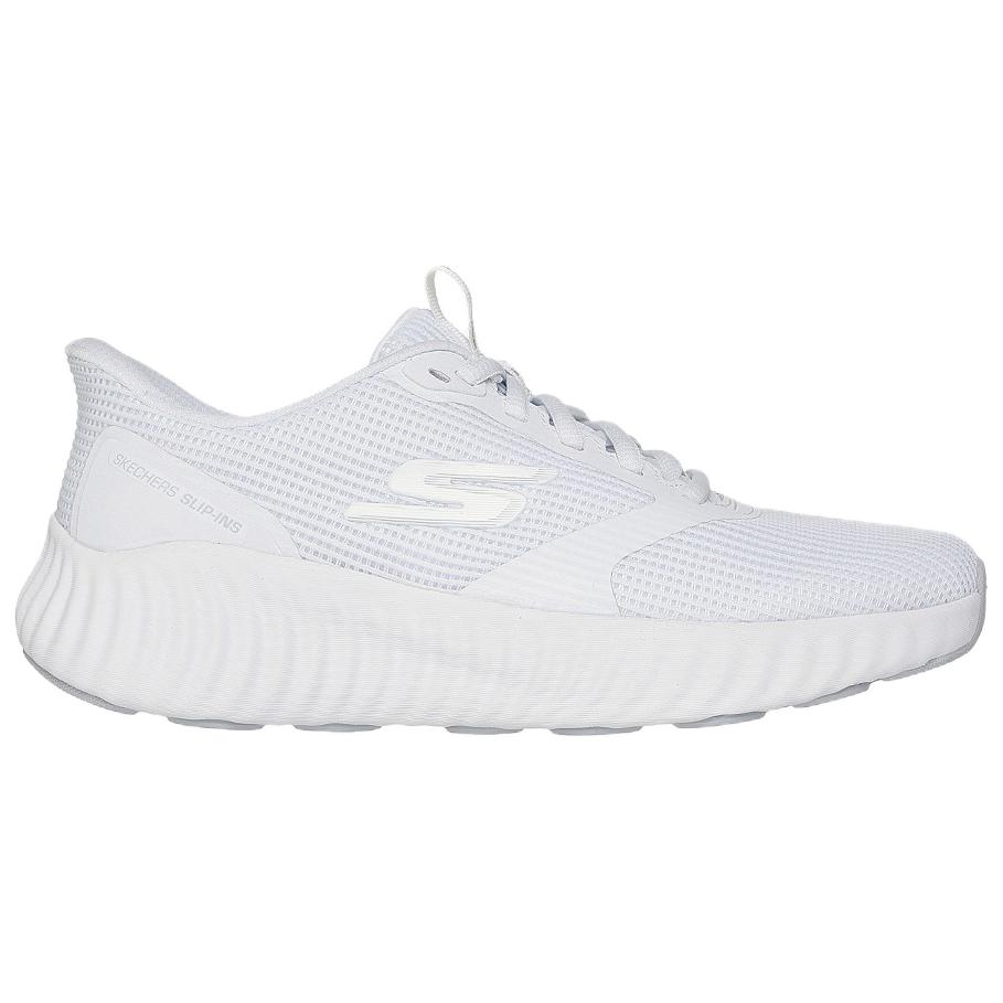 Skechers Go Series GOrun Now Stover Мягкие Удобные Низкие Повседневные Беговые Кроссовки Женская кроссовка Белый 129370-WSL