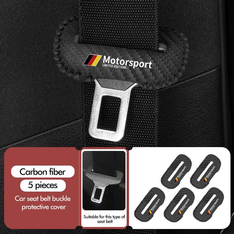 Universal Car Seat Belt Protector Buckle Clip Anti-Scratch Cover For BMW M E84 F10 F20 F15 F25 iX iX1 iX2 iX3 iX5
