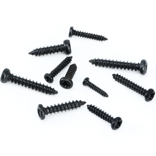 PENGLIN 450-Piece Pan Head Tapping Screw Set, Carbon Steel, M2.3, M2.6, M3, Black, Micro Screws, Pan Head Tapping Screws