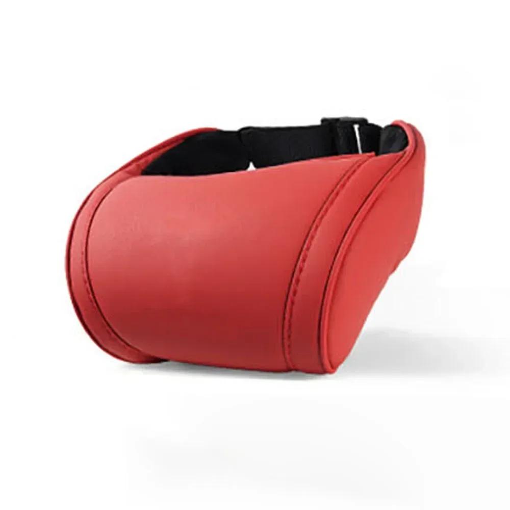 Neck Pillow for Tesla Model 3/Y/S/X/3+ Soft Comfortable Cushion Leather Neck Support Car Seat Headrest Car Interior Accessories