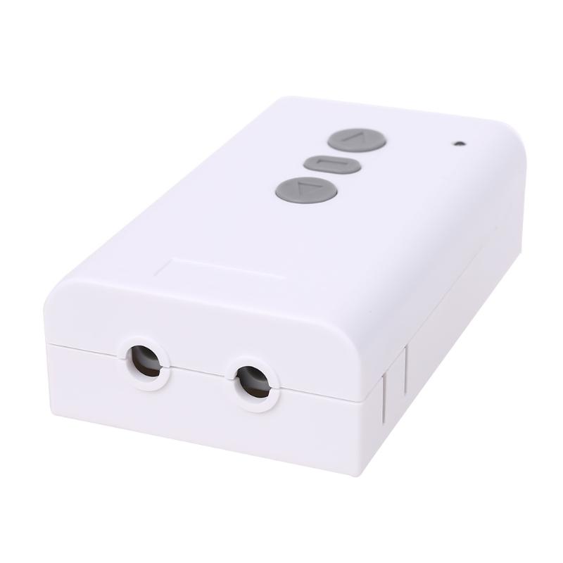 433 МГц 220 В 2-канальный приемник RF передатчик беспроводной пульт дистанционного управления h для гаражных ворот вперед и назад