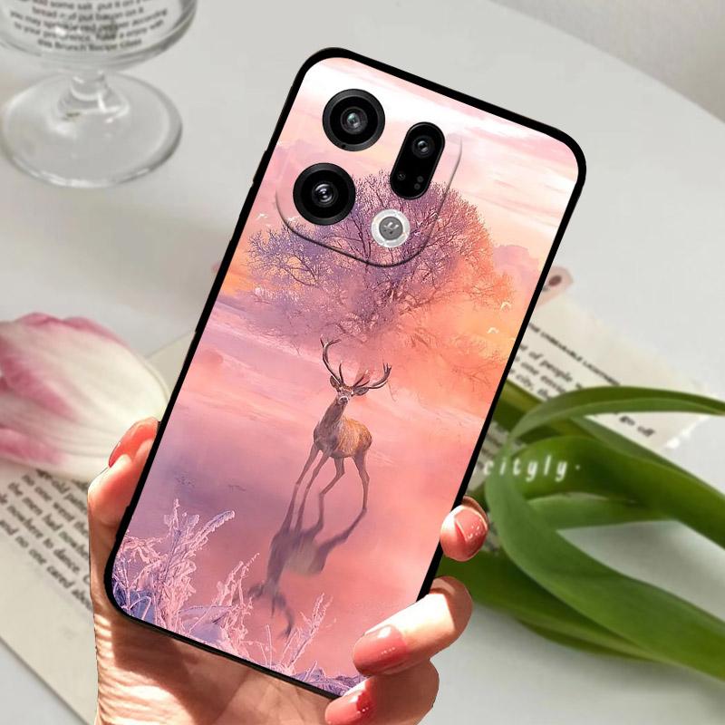 Чехол для Oppo Find X9 Pro X9 Мягкий Силиконовый TPU Чехол для OPPO Find X 9 FindX9 Pro Защита Камеры Оболочка Ударопрочный Бампер PLJ110