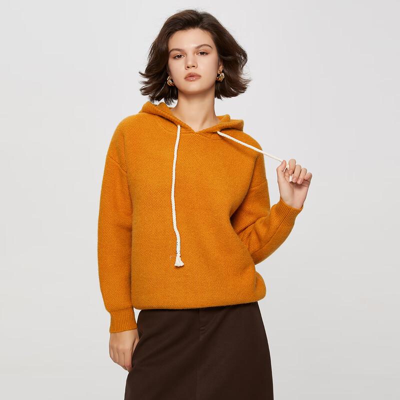 Women's Loose Hooded Knit Sweater