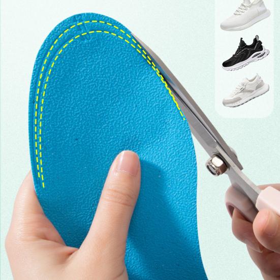 Мужские стельки для обуви, дышащие впитывающие пот подушки, спортивные мужские стельки для бега для взрослых