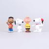 Очаровательный набор из 12 фигурок Peanuts Чарли Браун Снупи Люси Франклин для украшения торта