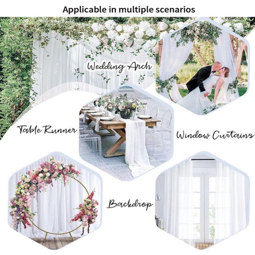 Rod Pocket Backdrop Curtains Multicolor Photography Background Drapes Wedding Decor