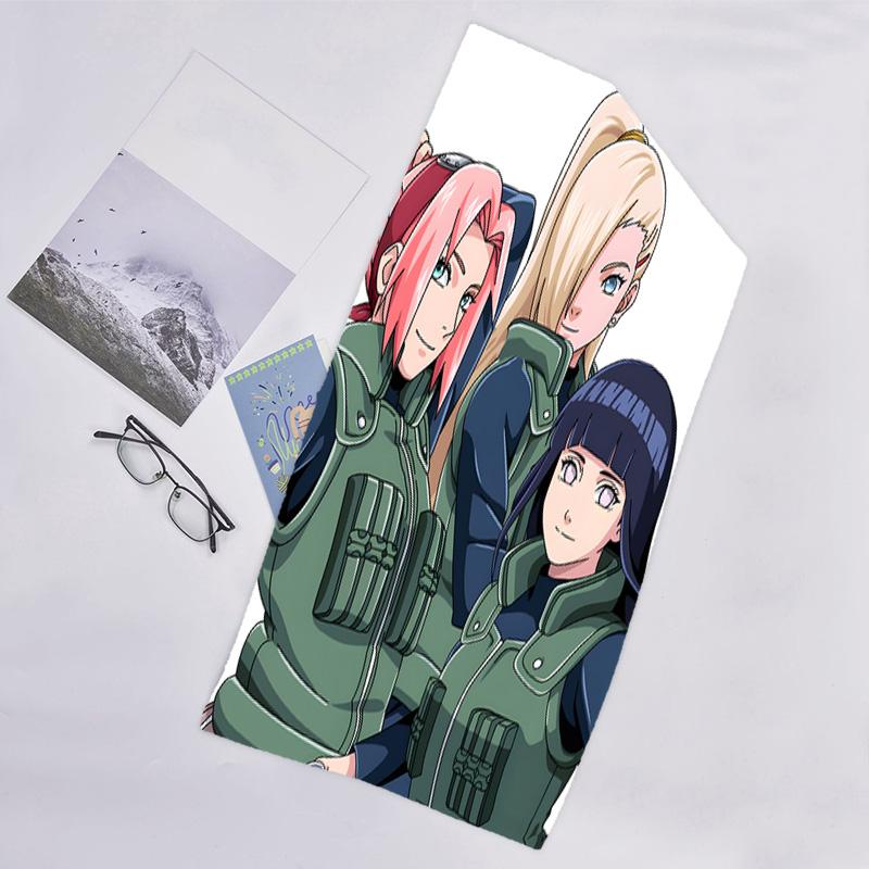 1 шт. Пляжное полотенце NARUTO, Оборудование для пляжа и бассейна на берегу моря, Модный рисунок, Прямоугольное, Необходимые вещи для путешествий