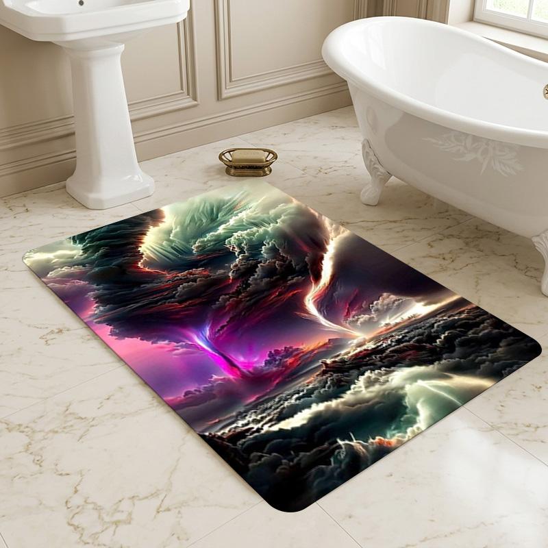 Cloudscape Living Room Nonslip Area Rug Soft Carpet For Bedroom Game Playroom Sofa Office Home Decor Doormat Christmas Gift C9301414