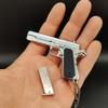 1:3 Металлический Золотой M1911 Colt Игрушечный Пистолет Модель Поддельный Пистолет Мини Сплав Брелок Выглядит Реалистично Коллекция Pubg Реквизит Подарок на День Рождения Подвеска для Мальчика