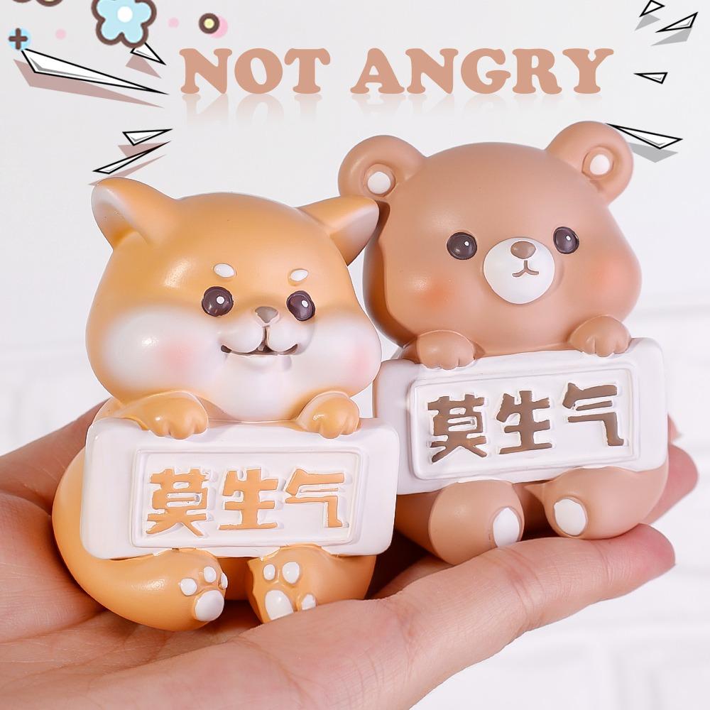 Не сердитесь, животные, украшения для салона автомобиля, украшения для приборной панели, украшения для стола, небольшой подарок, милые животные, украшения, подарки для женщин
