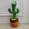 Home Decoration Hallowee Christmas Cactus For Home Magic Dancing Voice Swinging Twisting Music Song Funny Birthday Gift