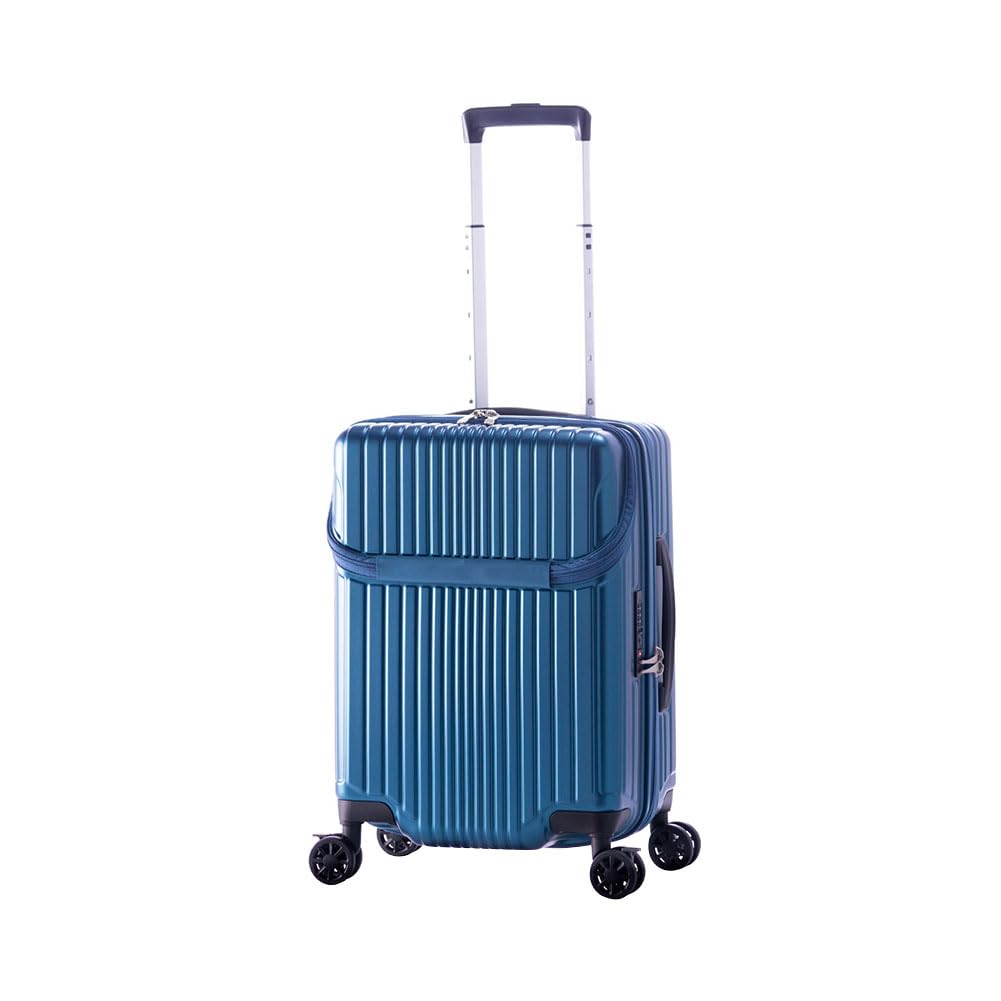 Filpake Top Open 39L Nights Dark Navy With Front Wheel Foot Stopper Function Can Hold 15 Inch PC Overseas Travel Airplane Business Business Bag TSA