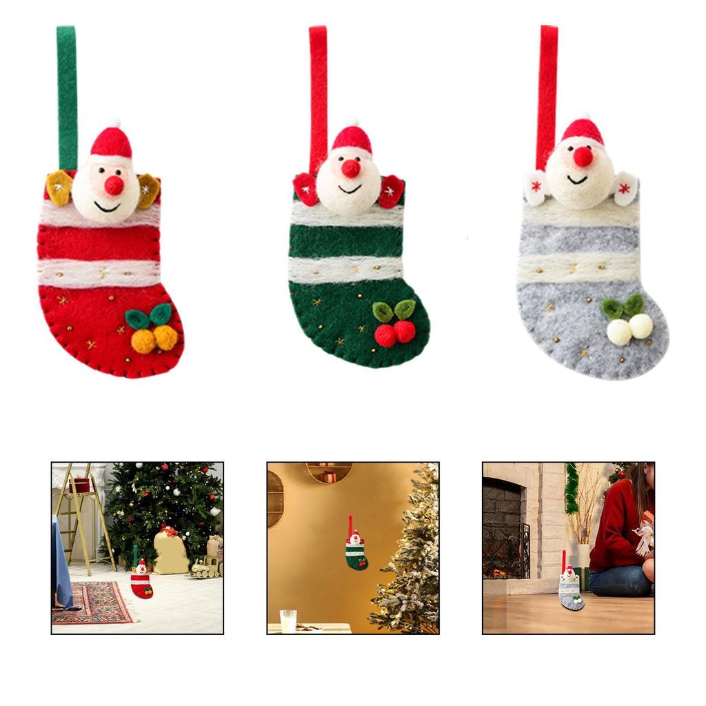 Christmas Stocking Christmas Tree Hanging Decoration for Xmas Festival Party