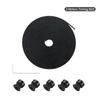 2 Meters GT2 Timing Belt 6mm Width with 5pcs GT2 20 Teeth Pulley Wheels 5mm Bore Allen Wrench for