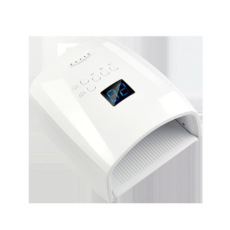 Перезаряжаемая УФ-лампа для ногтей со встроенным аккумулятором, 48 Вт, беспроводная сушилка для гель-лака S10, лампа для педикюра и маникюра, профессиональная светодиодная лампа для ногтей