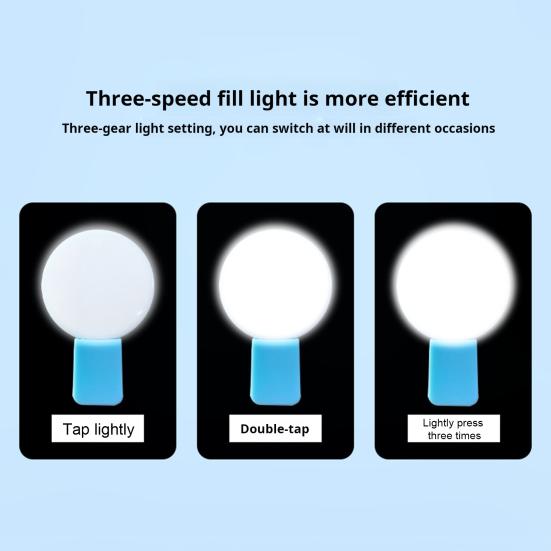 Портативный светильник для селфи, суперяркий, несколько режимов освещения, перезаряжаемый, легкий, карманный, светодиодный заполняющий свет, аксессуары