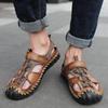 Men's  Handmade Sandals Outdoor Sandals Leather Sandals Beach Shoes Hiking Outdoor Leather Sandals