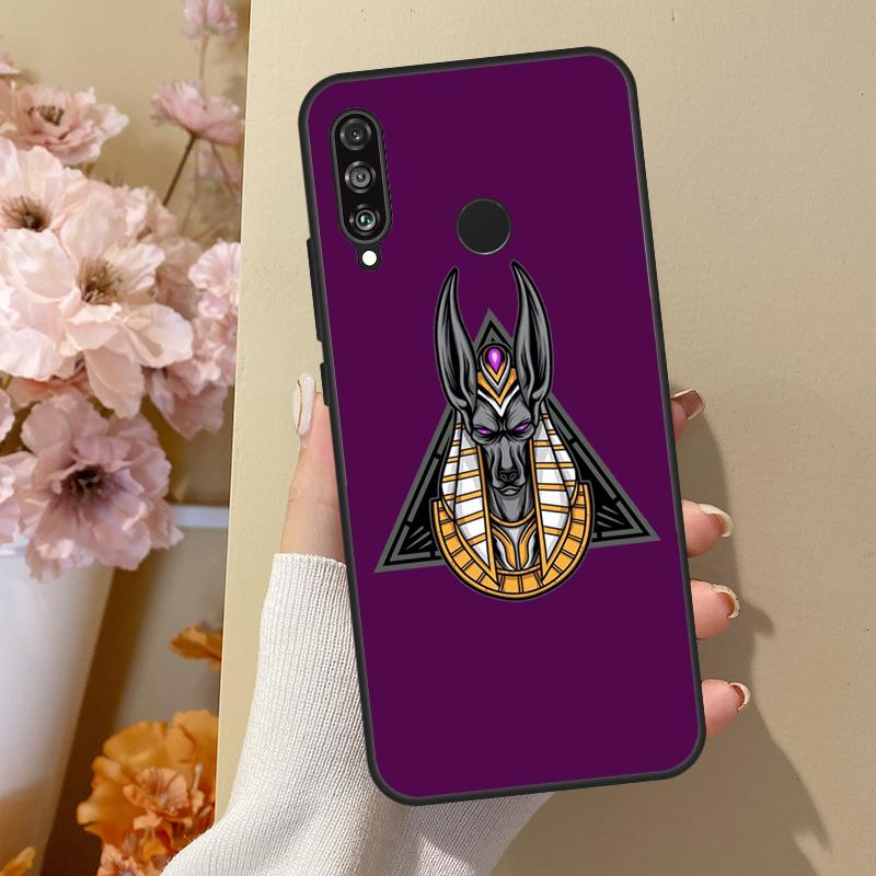 Египетский Бог Гор И Анубис Для Huawei Nova 12i 8i 11i 12s 9 10 SE Y60 Y70 Y90 Y72 Y73 Y61 Y91 P60 Pro P30 P40 Lite Чехол