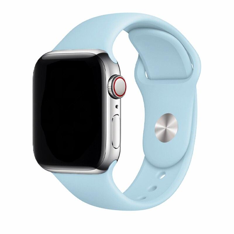 Silicone Strap For Apple Watch Band 44mm 49mm 45mm 41mm 40mm 42mm 38mm Bracelet Iwatch Series 9 7 Se 3 4 5 6 8 Ultra2 Band