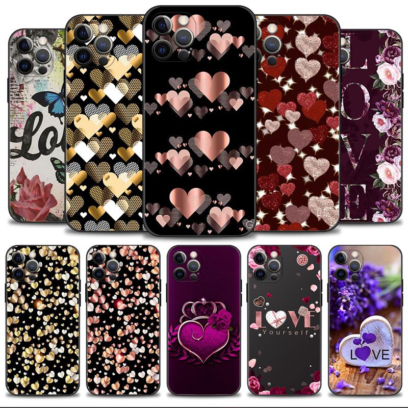 Girl Women Butterfly Crown Love Phone Case For Apple Iphone 14 13 12 11 Pro Max 13 12 Mini Xs Max Xr X 7 8 6 6s Plus Cover
