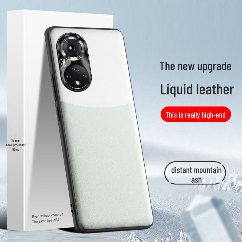 Protective Liquid Leather Case for Huawei Nova 9 Pro - Anti-Fall Cover