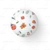 Hanging Lantern Paper Ball Christmas Festival Decoration Accessories Santa Xmas Gift Craft Decor Christmas Tree