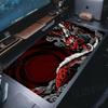 Red Dragon Mousepad XXL Monster Deskmat Japan Playmat Laptop  Gamer Anime Mouse Pad Office Gaming Keyboard Rubber Carpet 90x40cm
