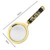 Newspaper Jewelry Handheld 10X Magnifying Glass Magnifier Eye Glass Mini Microscope Optical Glass