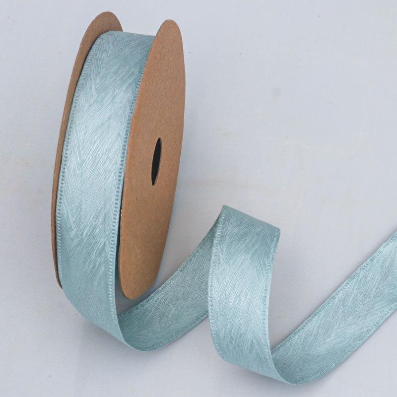 Декоративная романтическая и уютная однотонная матовая елочка из твила с узором лента ручной работы галстук-бабочка воротник для волос шляпа подарочная коробка декоративная лента