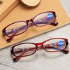 Reading Glasses Lens Retro Men High-definition Diopter +1.0~+4.0 Presbyopic Fashion Portable Women Eyewear Print Magnifier  Handmade