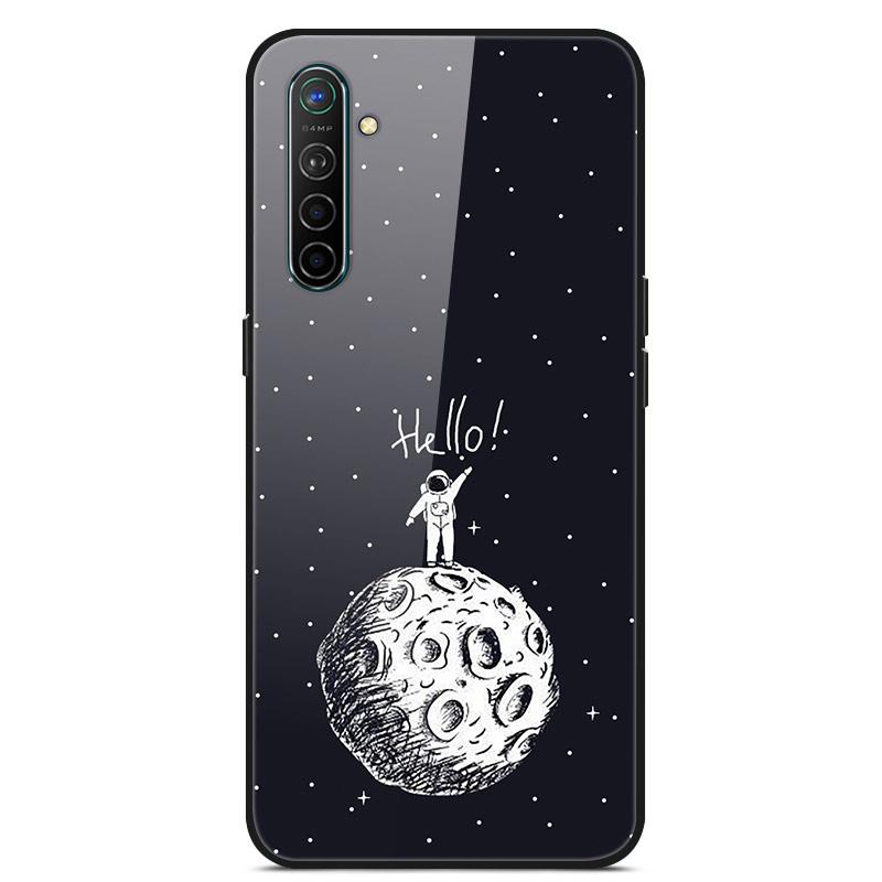 Для OPPO Realme XT Закаленное Стекло Чехол Мягкий Бампер Жесткий Funda Для OPPO Realme 6 Pro Realme X2 XT Чехол для Телефона Realme6 Задняя Крышка
