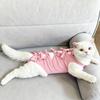 Защитный костюм для стерилизации кошки - Нижнее белье для кошки для предотвращения вылизывания и воздухопроницаемости - Специальная одежда для животных для использования после операции