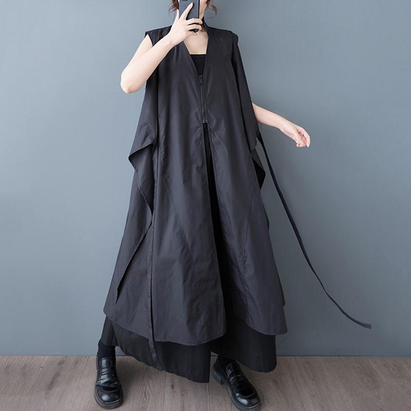 Sleeveless Plus Size Cotton Vintage New In Dresses for Women Casual Loose Long Spring Summer Autumn Dress