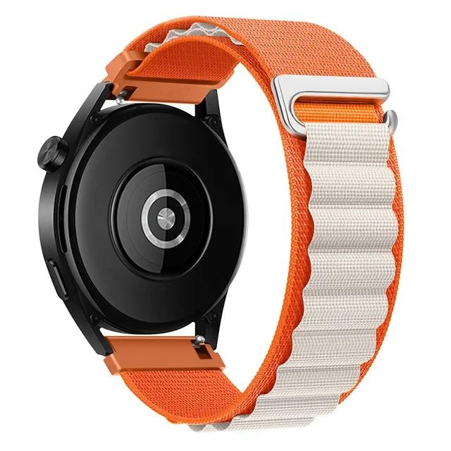 22 мм 20 мм Нейлоновый альпийский ремешок для Huawei Watch GT5 Pro GT5 GT4 GT3 GT2 46 мм Браслет Наручный ремешок Аксессуары для Huawei Watch 4/3