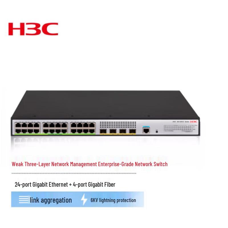 H3C Managed Gigabit PoE Ethernet Switches