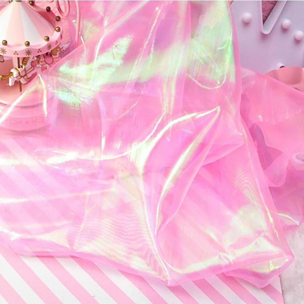 100X150 СМ Радужная Тюлевая Скатерть С Красочной Простой Пряжей Яркая Шелковистая Ткань Для Костюмов Свадьба Русалка День Рождения Украшения Поставки