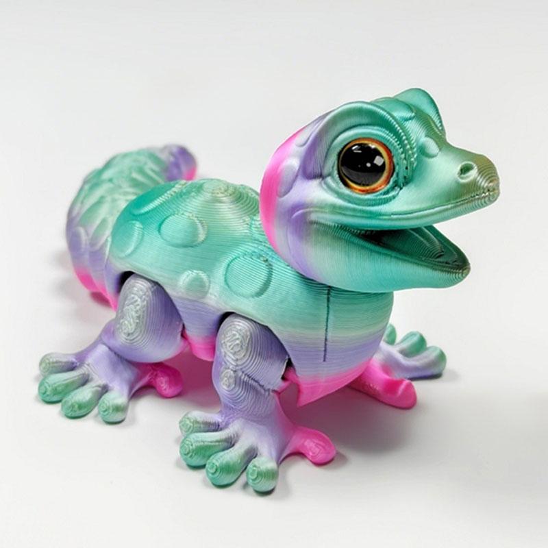 3D-печатная многосуставная подвижная модель животных Детские игрушки Милая рельефная сенсорная игрушка Забавные аксессуары для дома Подарок для детей Настольное украшение