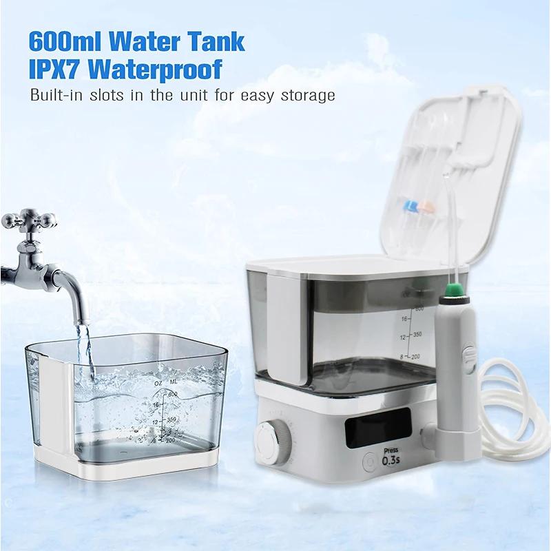 Ирригатор для полости рта Thread Mouthcare Floss Dental Irrigator с перезаряжаемой батареей 4 насадки Оральный ирригатор Отбеливание зубов Уход за зубами