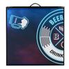 VEVOR 2.4 m Portable Beer Pong Table, LED Lights, Foldable Tailgate Table with Carrying Handles and 6 Pong Balls, Adjustable Height