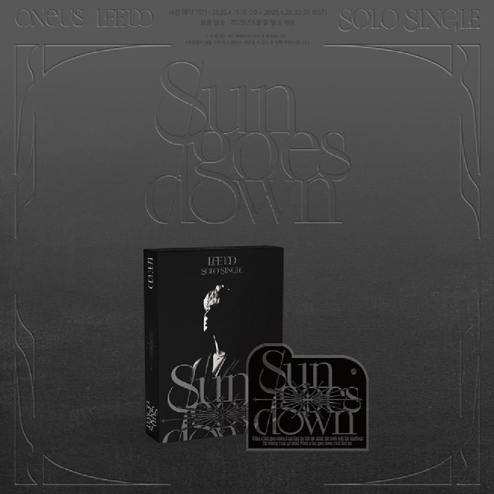 ONEUS LEEDO Сольный сингл Солнце садится POCAALBUM