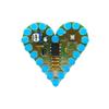 Beginner Friendly Heart Shaped Analog Circuit Practice Kit DIY Adjustable Breathing LED Effect For Electronic Learning