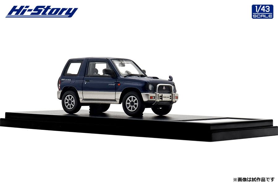 Hi Story Mitsubishi Pajero MINI Mariana Silver Готовый продукт 1/43 VR-II (1994) Синий/Симфонический