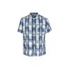Polo SS23 клетчатый принт однобортная рубашка с коротким рукавом мужские рубашки синий 710900764-001