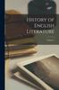 The History of English Literature Volume 4 Book