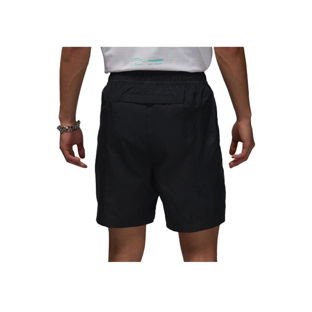 Jordan Однотонные прямые шорты с завязками, мужские брюки, черные DX9642-010