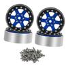 RC Car Part Toy Car Wheel Rims Aluminum Alloy Sturdy Replacement Accessories for